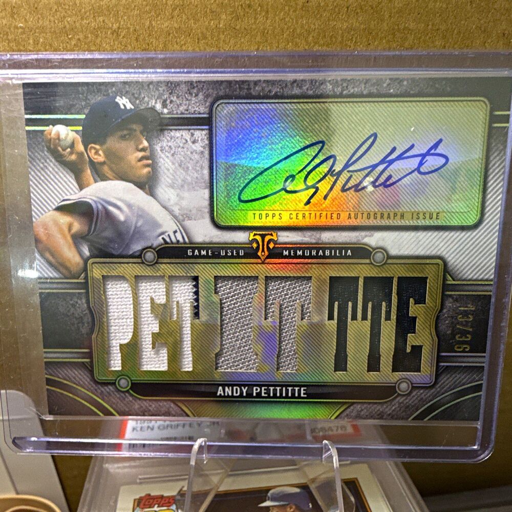 2024 Topps Triple Threads Andy Pettitte Auto Relic TTAR-AP1 13/36 Yankees